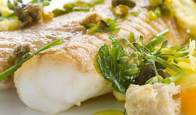 Pan fried New Zealand orange roughy